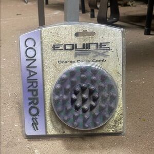 ConairPro Equine FX Coarse Curry Comb - Purple/Green